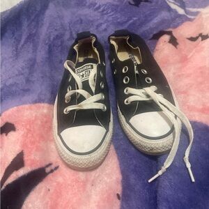 Converse women’s Black and White Low Top Sneakers